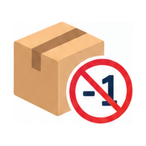 PROHIBIT NEGATIVE INVENTORY